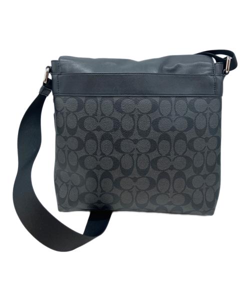 COACH（コーチ）COACH (コーチ) シグネチャー ショルダーバッグ ブラックの古着・服飾アイテム