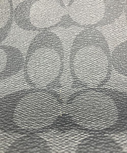 COACH（コーチ）COACH (コーチ) シグネチャー ショルダーバッグ ブラックの古着・服飾アイテム
