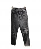 LEVI'Sリーバイス）の古着「USA製 後染めデニムパンツ」｜ブラック