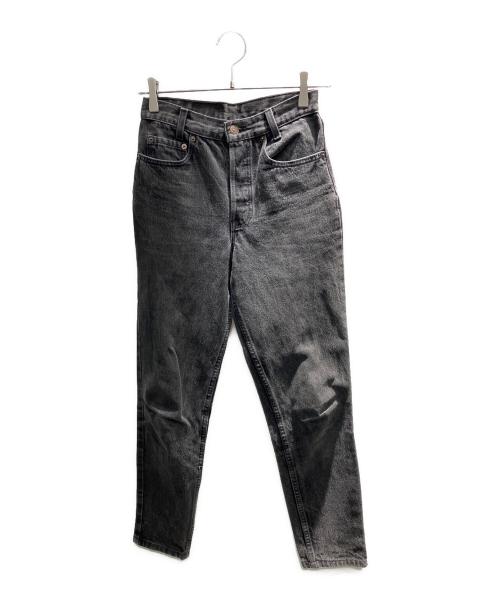 LEVI'S（リーバイス）LEVI'S (リーバイス) USA製 後染めデニムパンツ ブラック サイズ:W27の古着・服飾アイテム