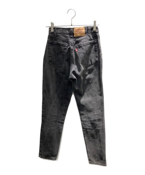 LEVI'S（リーバイス）LEVI'S (リーバイス) USA製 後染めデニムパンツ ブラック サイズ:W27の古着・服飾アイテム