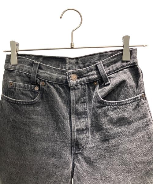 LEVI'S（リーバイス）LEVI'S (リーバイス) USA製 後染めデニムパンツ ブラック サイズ:W27の古着・服飾アイテム