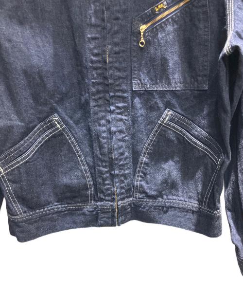 LEE（リー）LEE (リー) DUNGAREES 91B ZIP-UPブルゾン デニムジャケット ネイビー サイズ:Sの古着・服飾アイテム