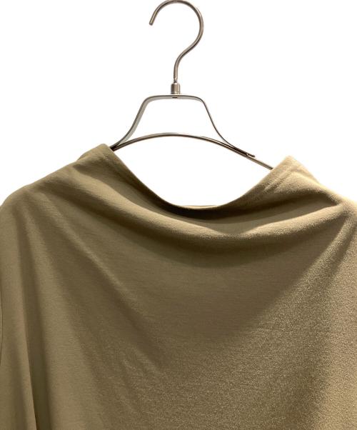 慈雨（ジウ）慈雨 (ジウ) 長袖ワンピース ブラウン サイズ:40の古着・服飾アイテム