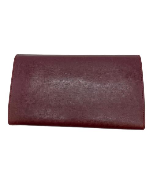 Cartier（カルティエ）Cartier (カルティエ) マストライン FL125634L 3つ折り財布 ボルドーの古着・服飾アイテム