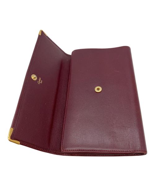 Cartier（カルティエ）Cartier (カルティエ) マストライン FL125634L 3つ折り財布 ボルドーの古着・服飾アイテム
