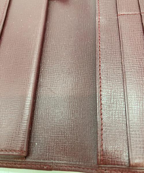 Cartier（カルティエ）Cartier (カルティエ) マストライン FL125634L 3つ折り財布 ボルドーの古着・服飾アイテム