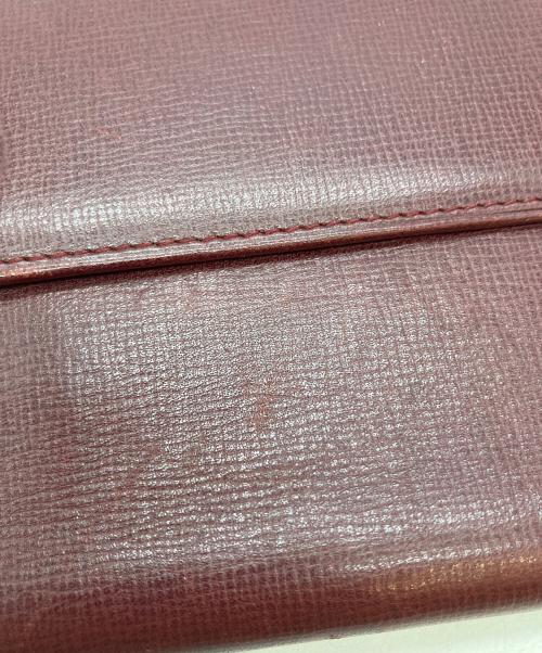 Cartier（カルティエ）Cartier (カルティエ) マストライン FL125634L 3つ折り財布 ボルドーの古着・服飾アイテム