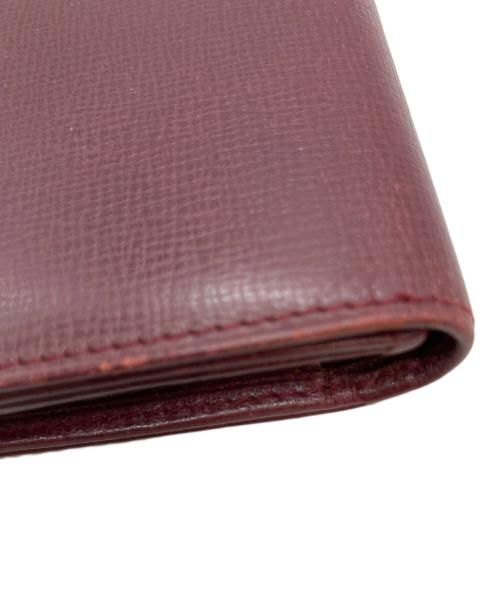 Cartier（カルティエ）Cartier (カルティエ) マストライン FL125634L 3つ折り財布 ボルドーの古着・服飾アイテム