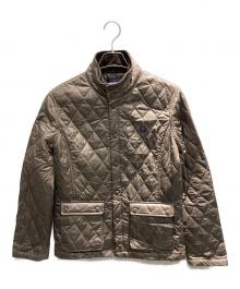FRED PERRY（フレッドペリー）の古着「キルティングジャケット」｜ブラウン