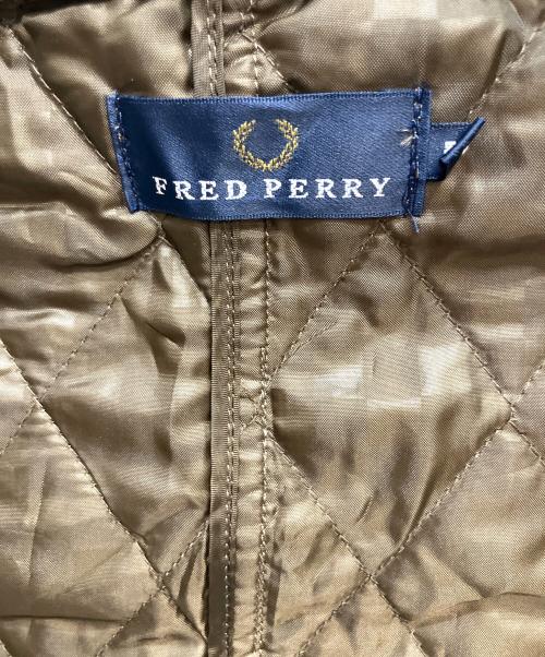FRED PERRY（フレッドペリー）FRED PERRY (フレッドペリー) キルティングジャケット ブラウン サイズ:Mの古着・服飾アイテム