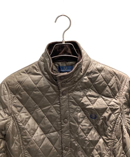 FRED PERRY（フレッドペリー）FRED PERRY (フレッドペリー) キルティングジャケット ブラウン サイズ:Mの古着・服飾アイテム
