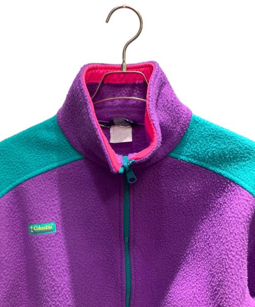 Columbia（コロンビア）Columbia (コロンビア) 80s USA英 フリースジャケット パープル サイズ:不明の古着・服飾アイテム