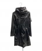 JOHNNY WOLFジョニーウルフ）の古着「レザーコート」｜ブラック