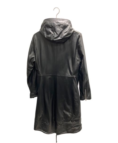 JOHNNY WOLF（ジョニーウルフ）JOHNNY WOLF (ジョニーウルフ) レザーコート ブラック サイズ:3の古着・服飾アイテム