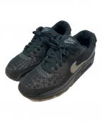 NIKEナイキ）の古着「AIR MAX90 "Spider Web" (エアマックス 90 "スパイダー ウェブ") ローカットスニーカー」｜ブラック