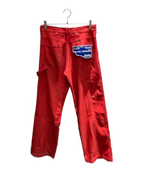 DAIRIKU（ダイリク）DAIRIKU (ダイリク) Painter Pressed Pants 22AW ペインターパンツ レッド サイズ:Sの古着・服飾アイテム