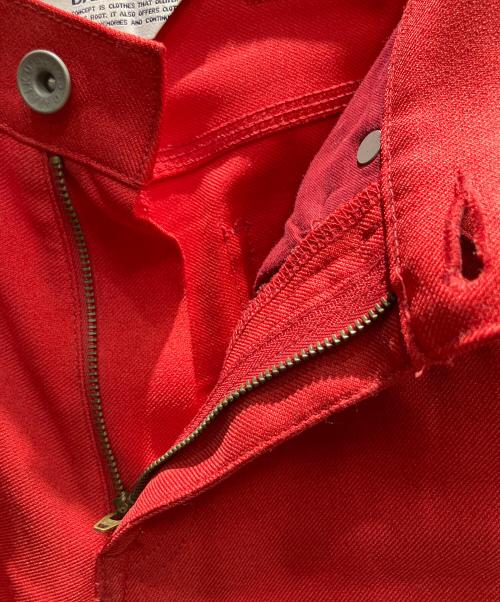 DAIRIKU（ダイリク）DAIRIKU (ダイリク) Painter Pressed Pants 22AW ペインターパンツ レッド サイズ:Sの古着・服飾アイテム