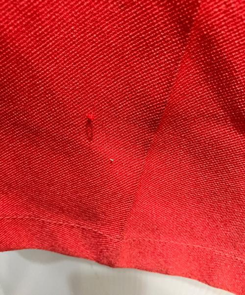 DAIRIKU（ダイリク）DAIRIKU (ダイリク) Painter Pressed Pants 22AW ペインターパンツ レッド サイズ:Sの古着・服飾アイテム