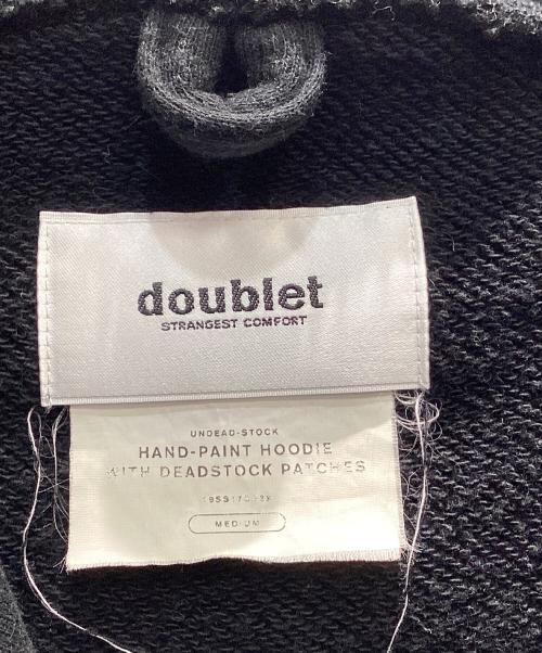 doublet（ダブレット）doublet (ダブレット) プルオーバーパーカー ブラック サイズ:Ｍの古着・服飾アイテム