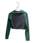 X-GIRL (エックスガール) Hysteric Glamour (ヒステリックグラマー) 長袖カットソー グリーン×グレー サイズ:S：9000円
