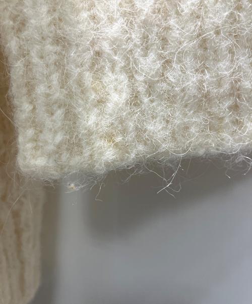 Acne studios（アクネ ストゥディオズ）Acne studios (アクネ ストゥディオズ) 厚手カーディガン ホワイト サイズ:XSの古着・服飾アイテム
