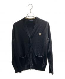 FRED PERRY（フレッドペリー）の古着「薄手カーディガン」｜ブラック