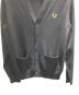 中古・古着 FRED PERRY (フレッドペリー) 薄手カーディガン ブラック サイズ:M：10000円