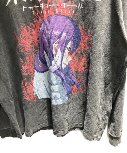 THE SUGAR PUNCH（シュガーパンチ）THE SUGAR PUNCH (シュガーパンチ) 東京喰種 (トーキョーグール) 神代利世 長袖カットソー グレー サイズ:XLの古着・服飾アイテム