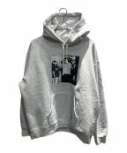 SUPREME×ANTIHEROシュプリーム×アンタイヒーロー）の古着「Hooded Sweatshirt プルオーバーパーカー」｜ライトグレー
