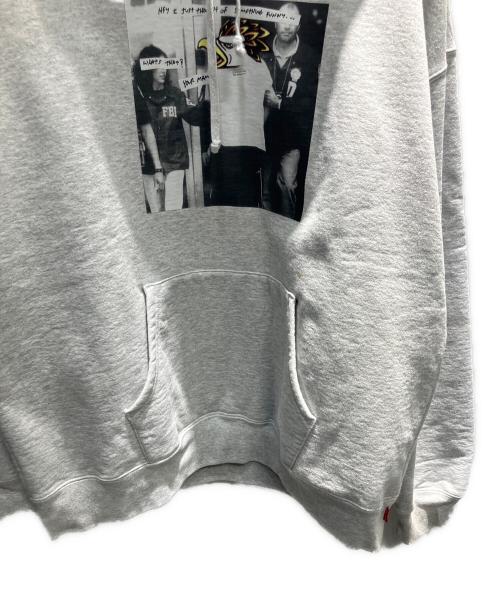 SUPREME（シュプリーム）SUPREME (シュプリーム) ANTIHERO (アンタイヒーロー) Hooded Sweatshirt プルオーバーパーカー ライトグレー サイズ:XLの古着・服飾アイテム