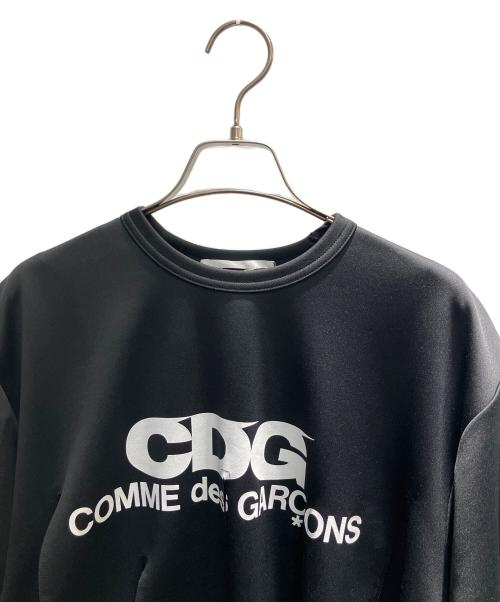 COMME des GARCONS（コムデギャルソン）COMME des GARCONS (コムデギャルソン) 短冊Tシャツ 半袖カットソー ブラック サイズ:XXLの古着・服飾アイテム