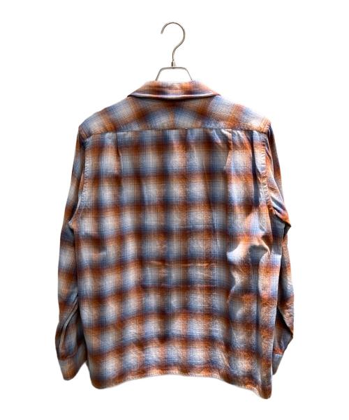PENDLETON（ペンドルトン）PENDLETON (ペンドルトン) 長袖シャツ ブラウン×ブルー サイズ:Lの古着・服飾アイテム