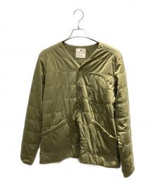 Snow peak（スノーピーク）の古着「Flexible Insulated Cardigan ジャケット」｜グリーン