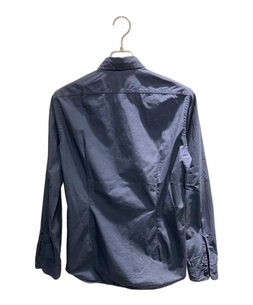 STONE ISLAND（ストーンアイランド）STONE ISLAND (ストーンアイランド) ロゴ刺繍ボタンダウンシャツ 長袖シャツ ネイビー サイズ:Sの古着・服飾アイテム