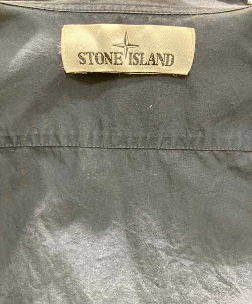 STONE ISLAND（ストーンアイランド）STONE ISLAND (ストーンアイランド) ロゴ刺繍ボタンダウンシャツ 長袖シャツ ネイビー サイズ:Sの古着・服飾アイテム