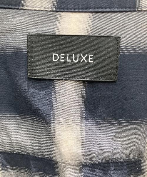 DELUXE（デラックス）DELUXE (デラックス) LOWDOWN 長袖シャツ ネイビー サイズ:Lの古着・服飾アイテム