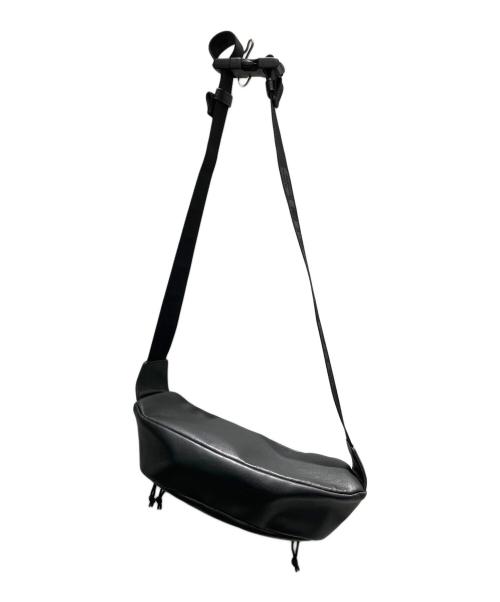 SUPREME（シュプリーム）SUPREME (シュプリーム) Leather Waist Bag FW24 ウエストバッグ ブラックの古着・服飾アイテム