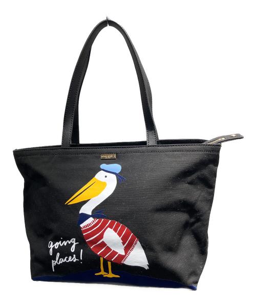 Kate Spade（ケイトスペード）Kate Spade (ケイトスペード) ペリカン トートバッグ ブラックの古着・服飾アイテム