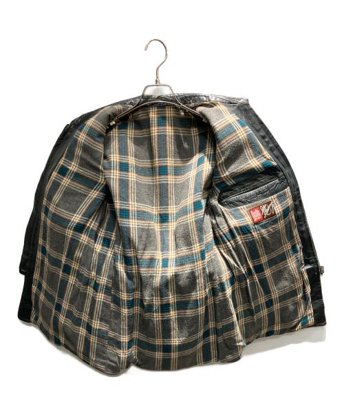 HAFA LEDERBEKLEIDUNG（ハファ・レーダーベクライドゥング）HAFA LEDERBEKLEIDUNG (ハファ・レーダーベクライドゥング) 40'sレザージャケット グリーン サイズ:不明の古着・服飾アイテム