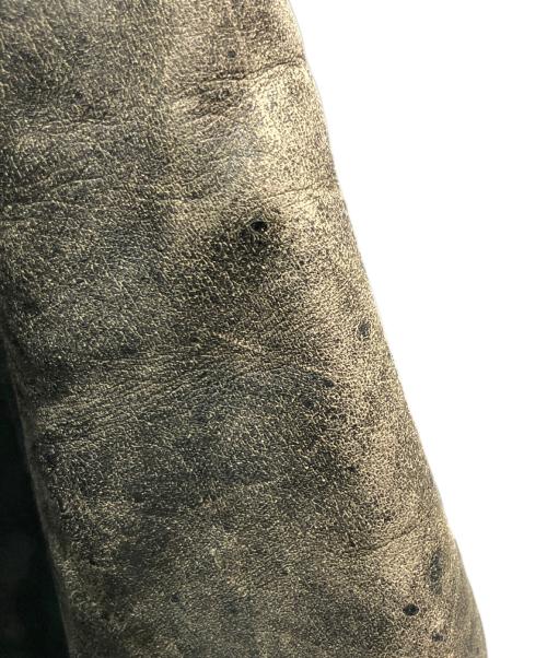 HAFA LEDERBEKLEIDUNG（ハファ・レーダーベクライドゥング）HAFA LEDERBEKLEIDUNG (ハファ・レーダーベクライドゥング) 40'sレザージャケット グリーン サイズ:不明の古着・服飾アイテム