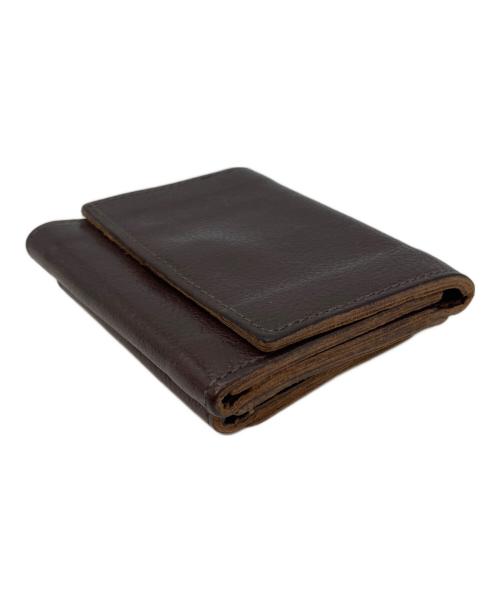 IL BISONTE（イル ビゾンテ）IL BISONTE (イル ビゾンテ) レザー3つ折り財布 ブラウンの古着・服飾アイテム