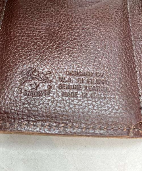 IL BISONTE（イル ビゾンテ）IL BISONTE (イル ビゾンテ) レザー3つ折り財布 ブラウンの古着・服飾アイテム