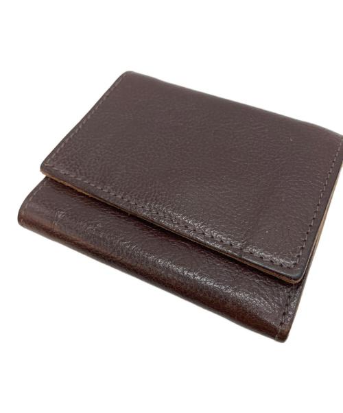 IL BISONTE（イル ビゾンテ）IL BISONTE (イル ビゾンテ) レザー3つ折り財布 ブラウンの古着・服飾アイテム
