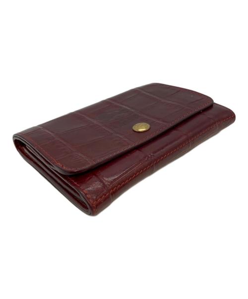 IL BISONTE（イル ビゾンテ）IL BISONTE (イル ビゾンテ) 2つ折り財布 レッドの古着・服飾アイテム