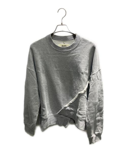 elephant TRIBAL fabrics（エレファントトライバルファブリックス）elephant TRIBAL fabrics (エレファントトライバルファブリックス) IT S OF SWEAT スウェット グレー サイズ:Sの古着・服飾アイテム
