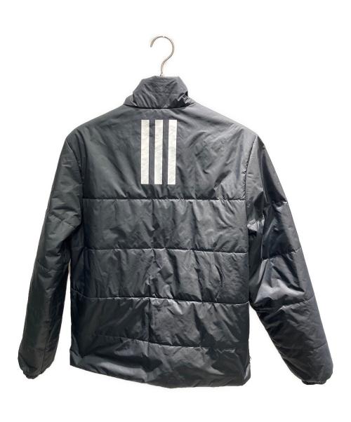 adidas（アディダス）adidas (アディダス) 中綿ジャケット ブラック サイズ:Lの古着・服飾アイテム
