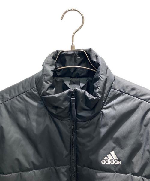 adidas（アディダス）adidas (アディダス) 中綿ジャケット ブラック サイズ:Lの古着・服飾アイテム