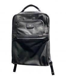 TUMI（トゥミ）の古着「Alpha3 スリム・エクスパンダブル・ブリーフ・パック ビジネスリュック」｜ブラック