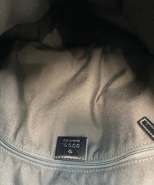 GUCCI（グッチ）GUCCI (グッチ) GG 502752 トートバッグ ベージュ×ブラックの古着・服飾アイテム